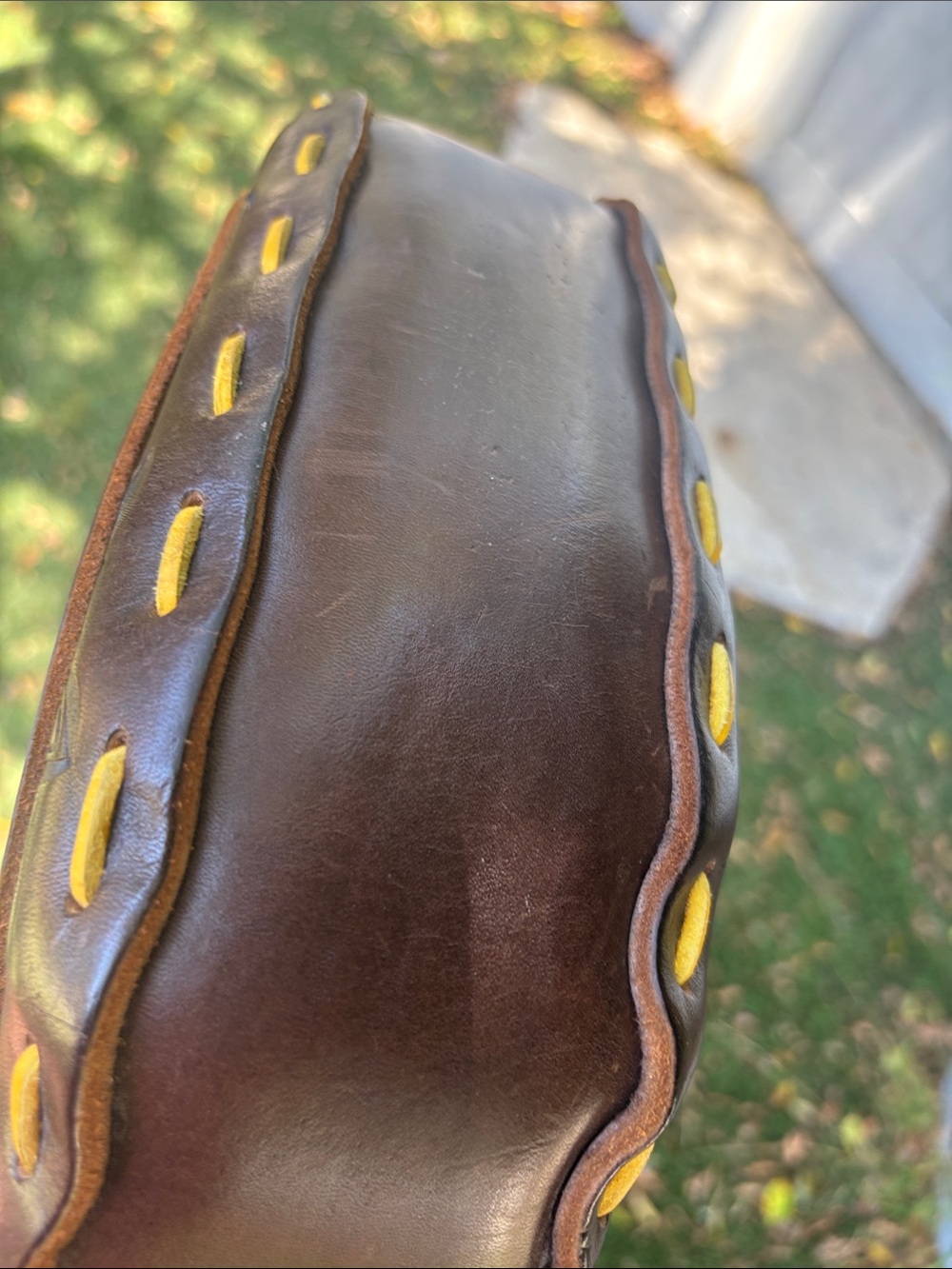 Vintage Tooled Leather Handmade Saddle Shoulder Bag Boho-Haruko - Picture 8 of 17